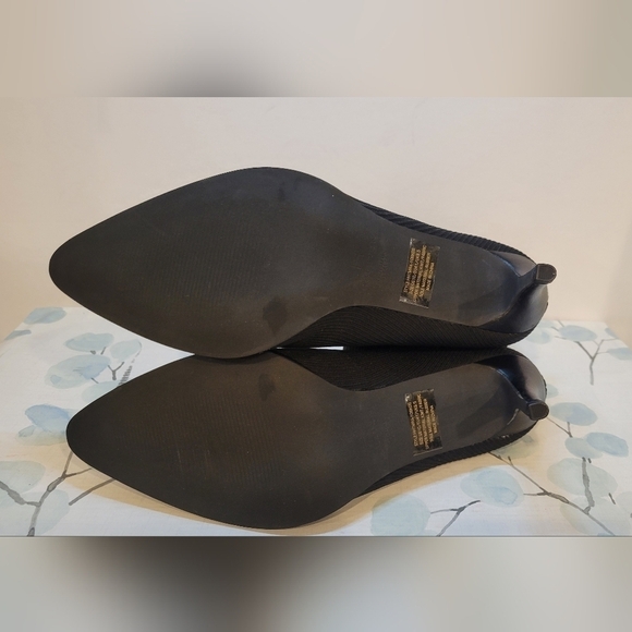 Halston Tamara Knit black Stiletto Boot Size 10 - Picture 6 of 9